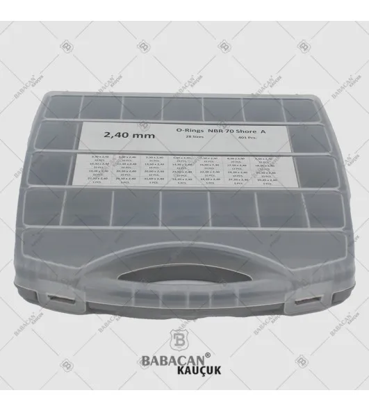 BOX O-RING KIT NBR 70 2.40