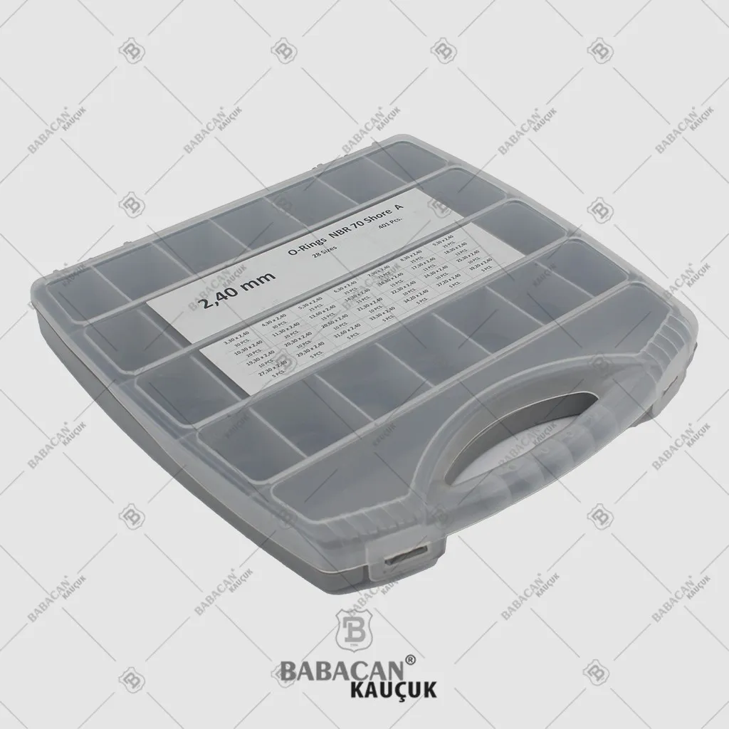 BOX O-RING KIT NBR 70 2.40