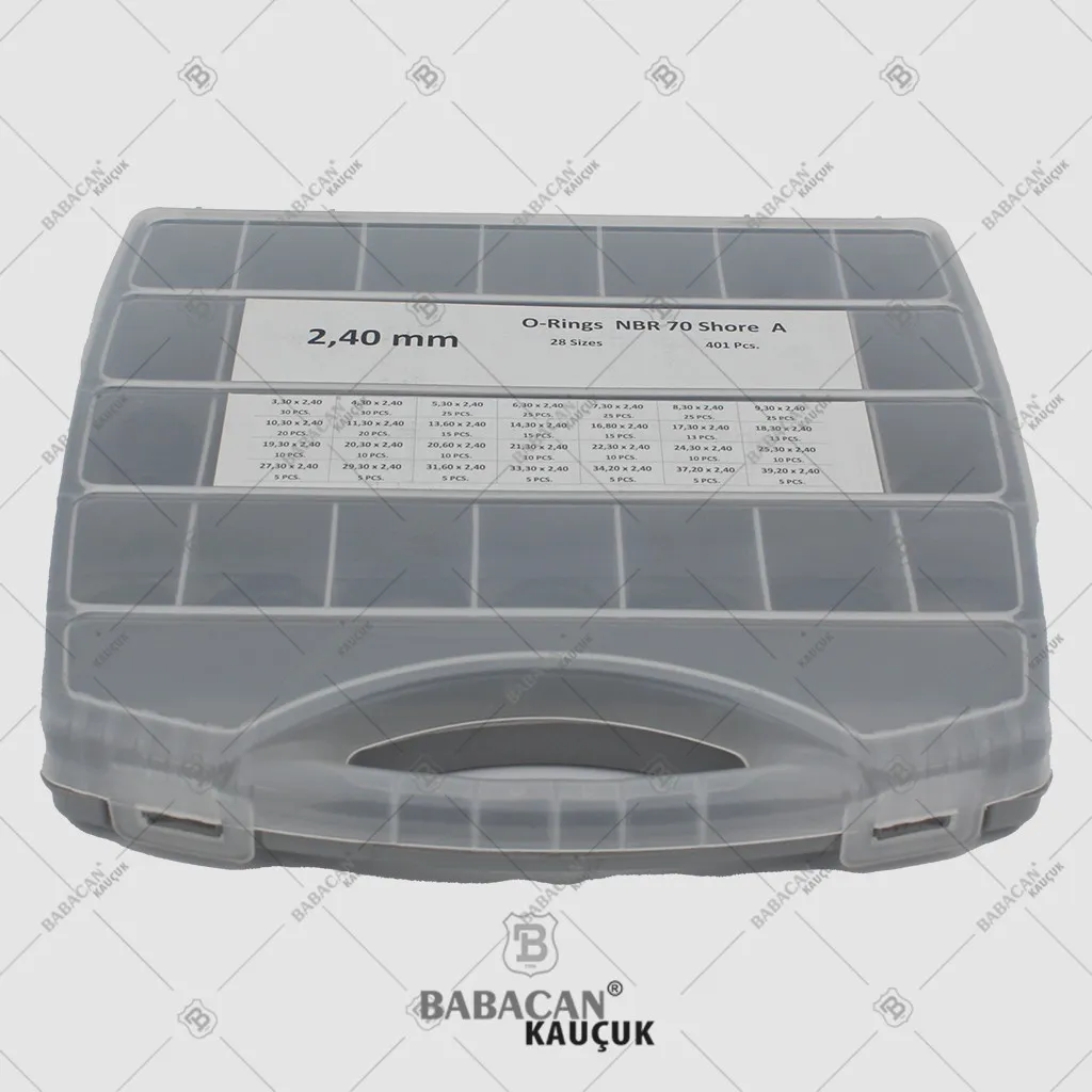 BOX O-RING KIT NBR 70 2.40