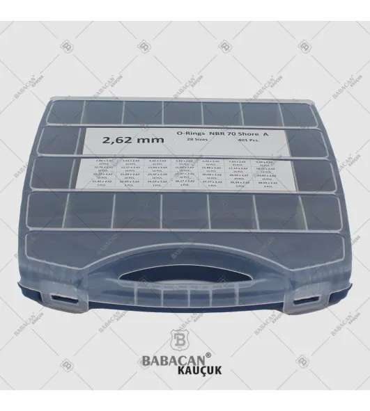 BOX O-RING KIT NBR 70 2.62