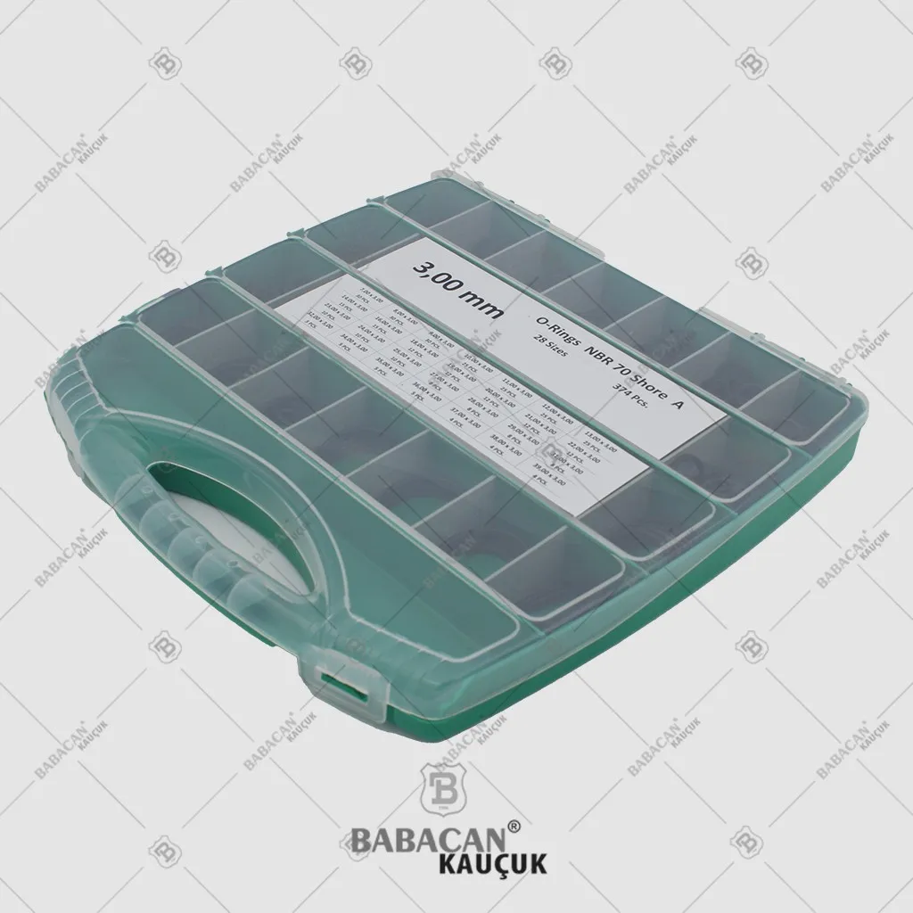BOX O-RING KIT NBR 70 3.00