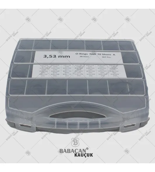 BOX O-RING KIT NBR 70 3.53