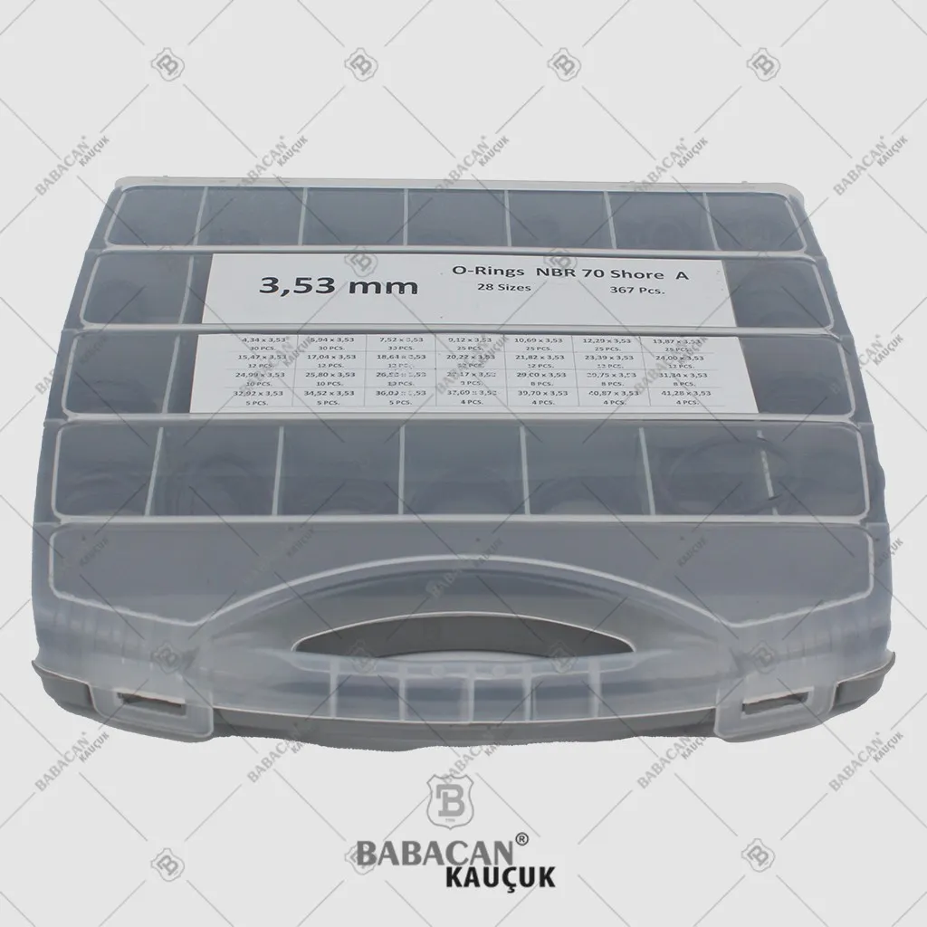 BOX O-RING KIT NBR 70 3.53