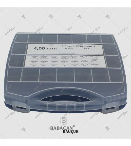 BOX O-RING KIT NBR 70 4.00