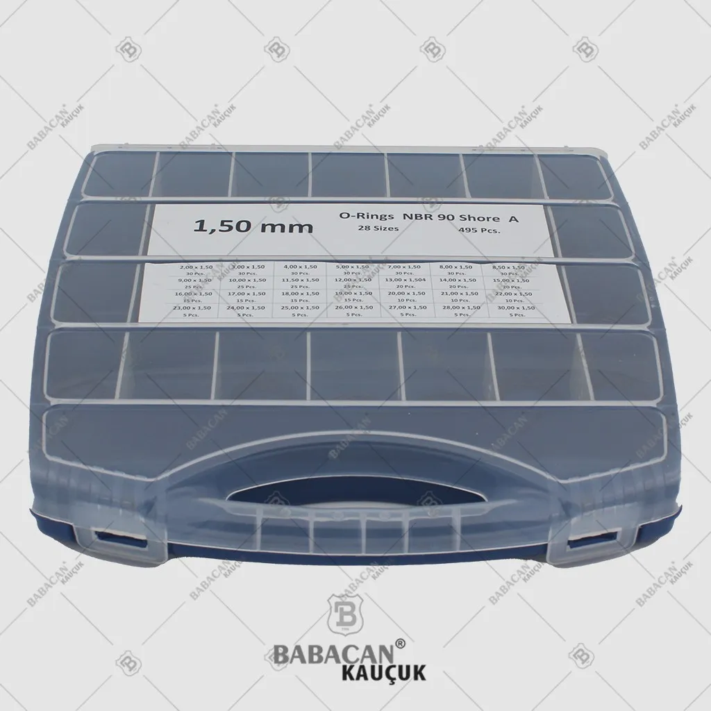BOX O-RING KIT NBR 90 1.50