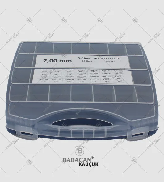 BOX O-RING KIT NBR 90 2.00