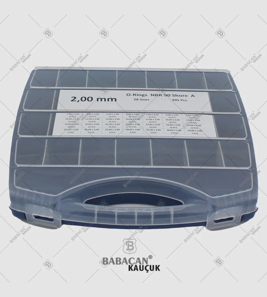 BOX O-RING KIT NBR 90 2.00