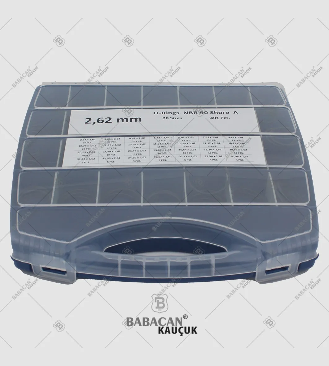 BOX O-RING KIT NBR 90 2.62