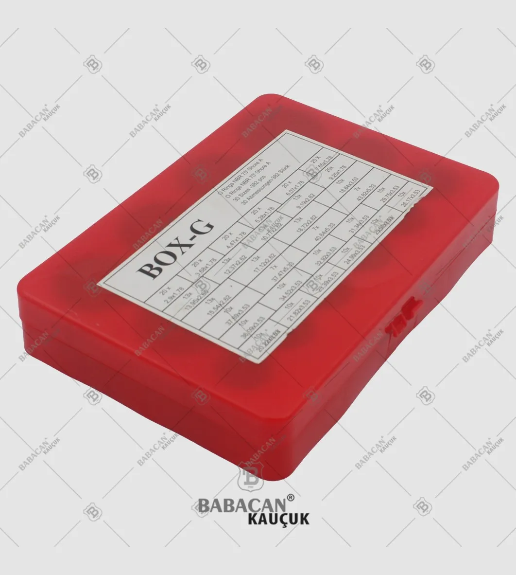 BOX-G INCH KIT 90 SHORE (KIRMIZI)