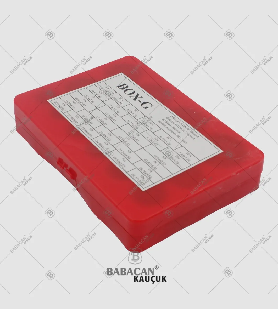 BOX-G INCH KIT VITON 75 (RED)
