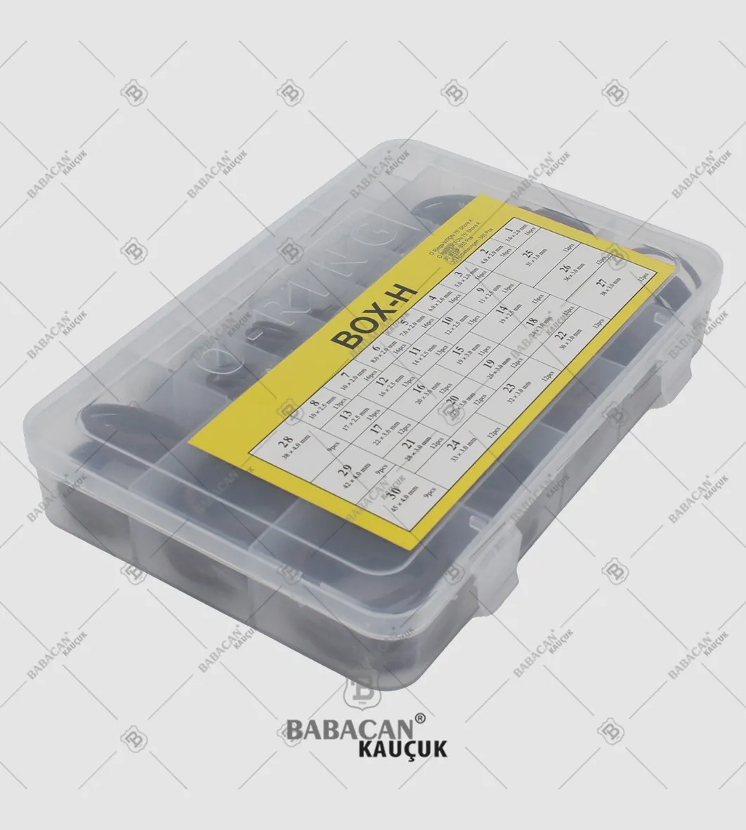 BOX-H METRIK KIT SILIKON 75 (YELLOW)