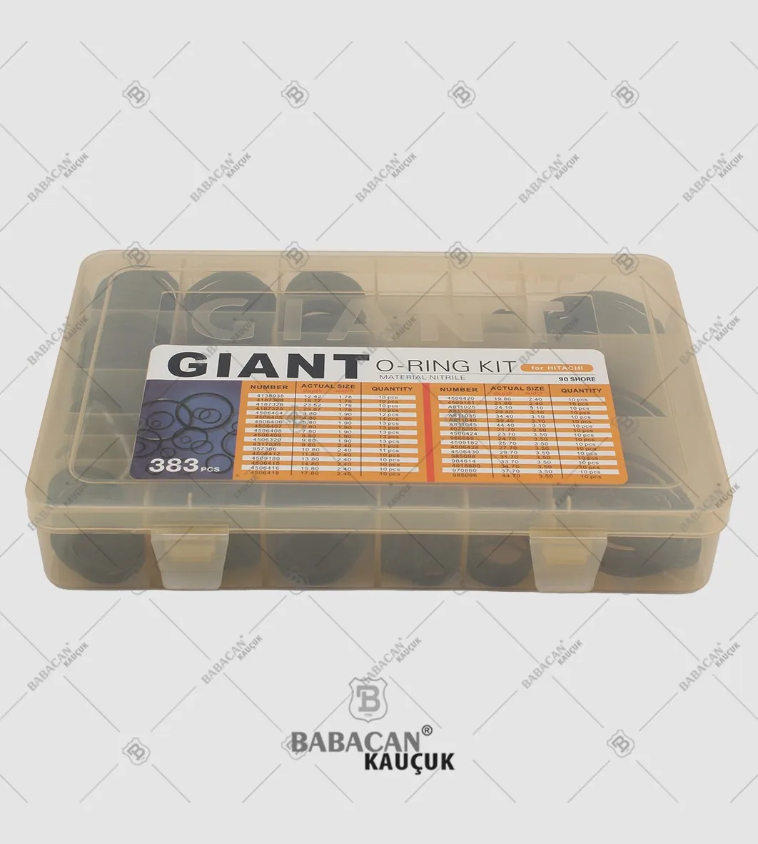 BOX-HITACHI O-RİNG KIT 90 SHORE