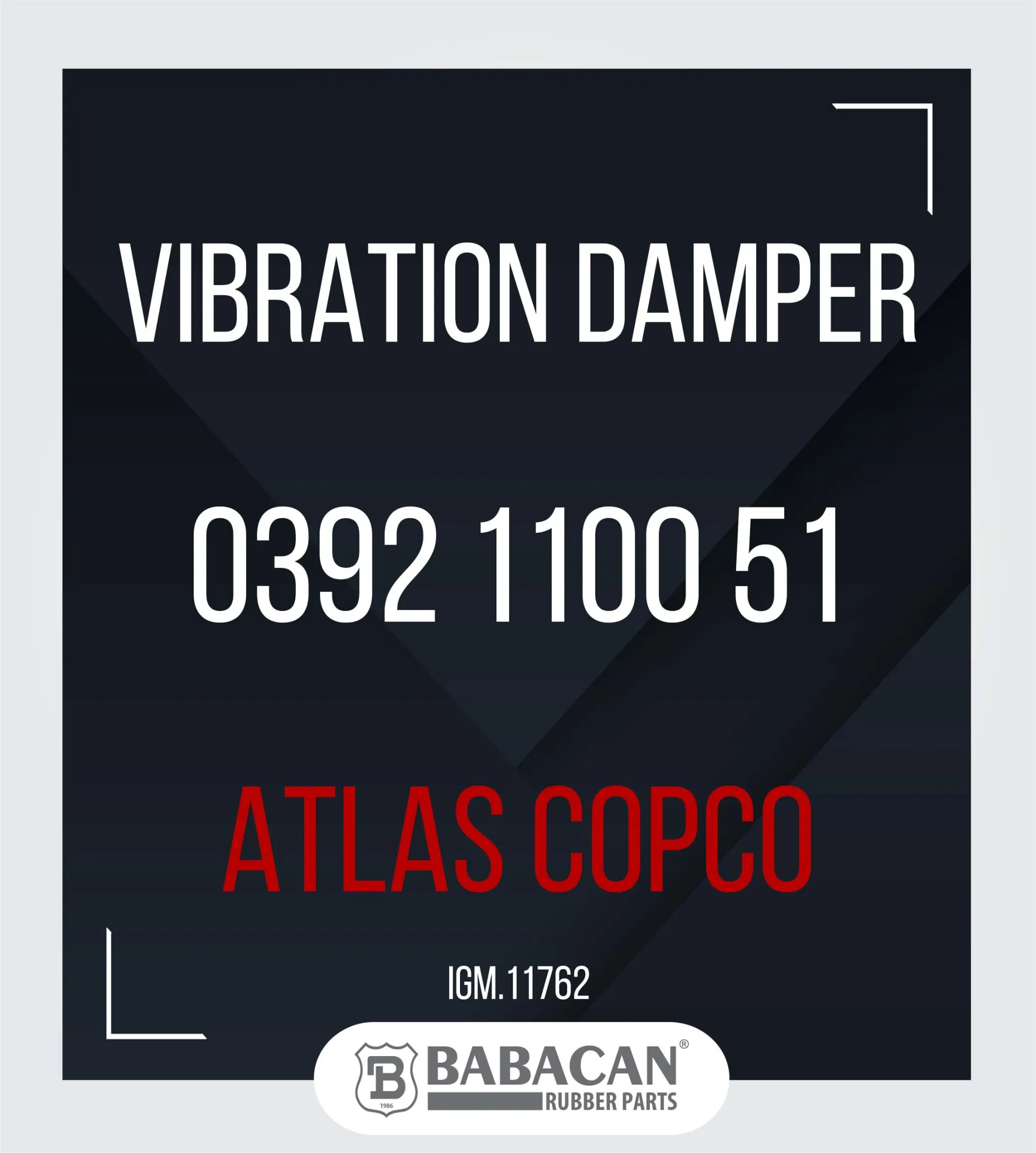 VIBRATION DAMPER - 0392 1100 51