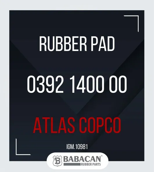 RUBBER PAD - 0392 1400 00
