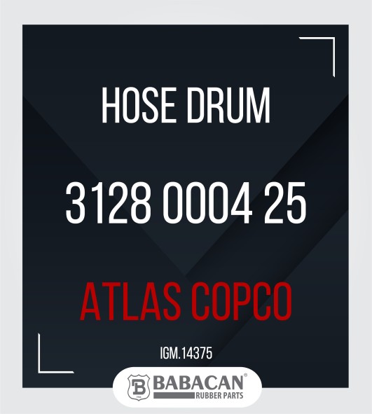 Atlas Copco Hortum Makarası 3128000425 - 3128 0004 25