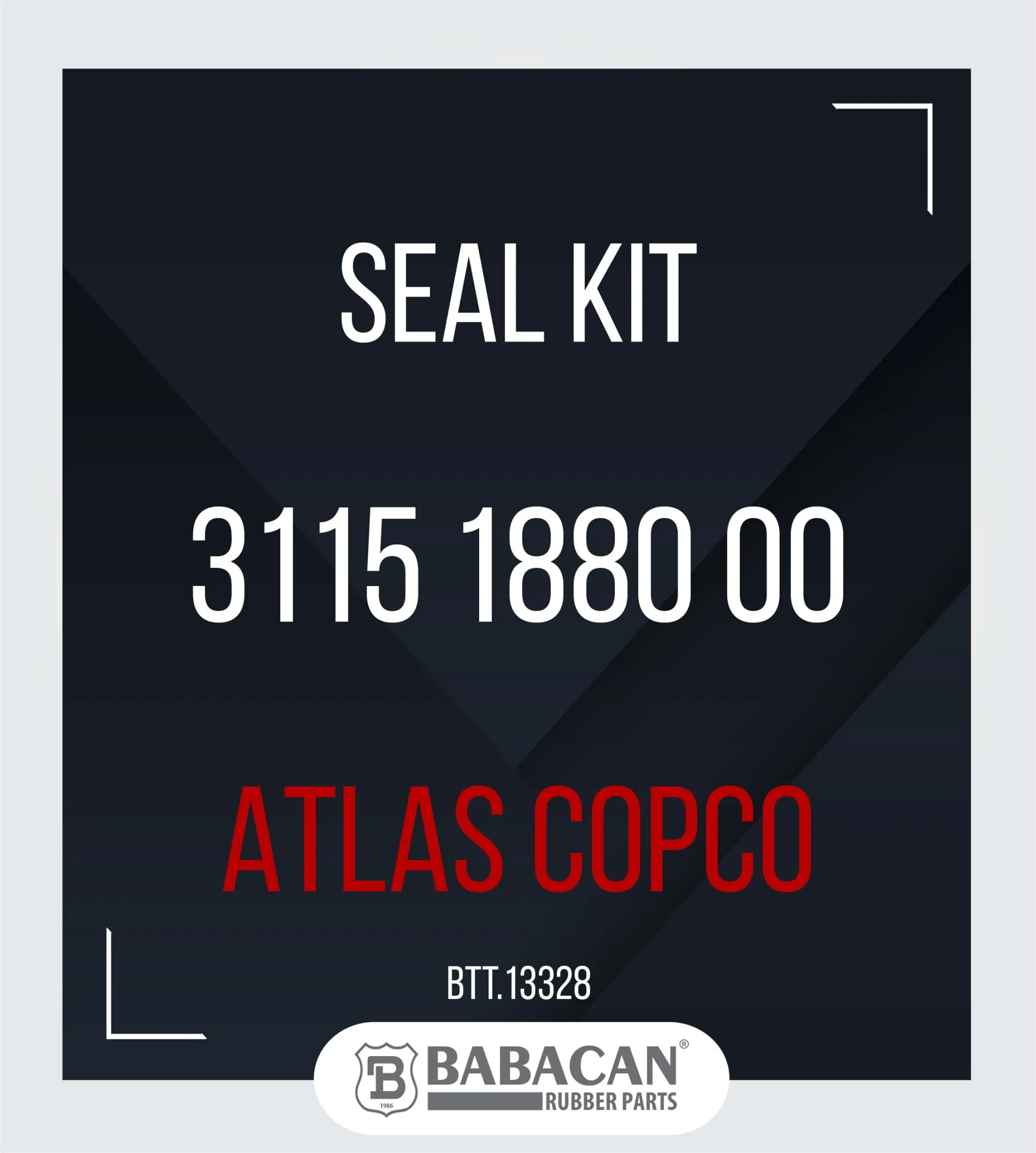 SEAL KIT 3115 1880 00 - 3115 1880 00