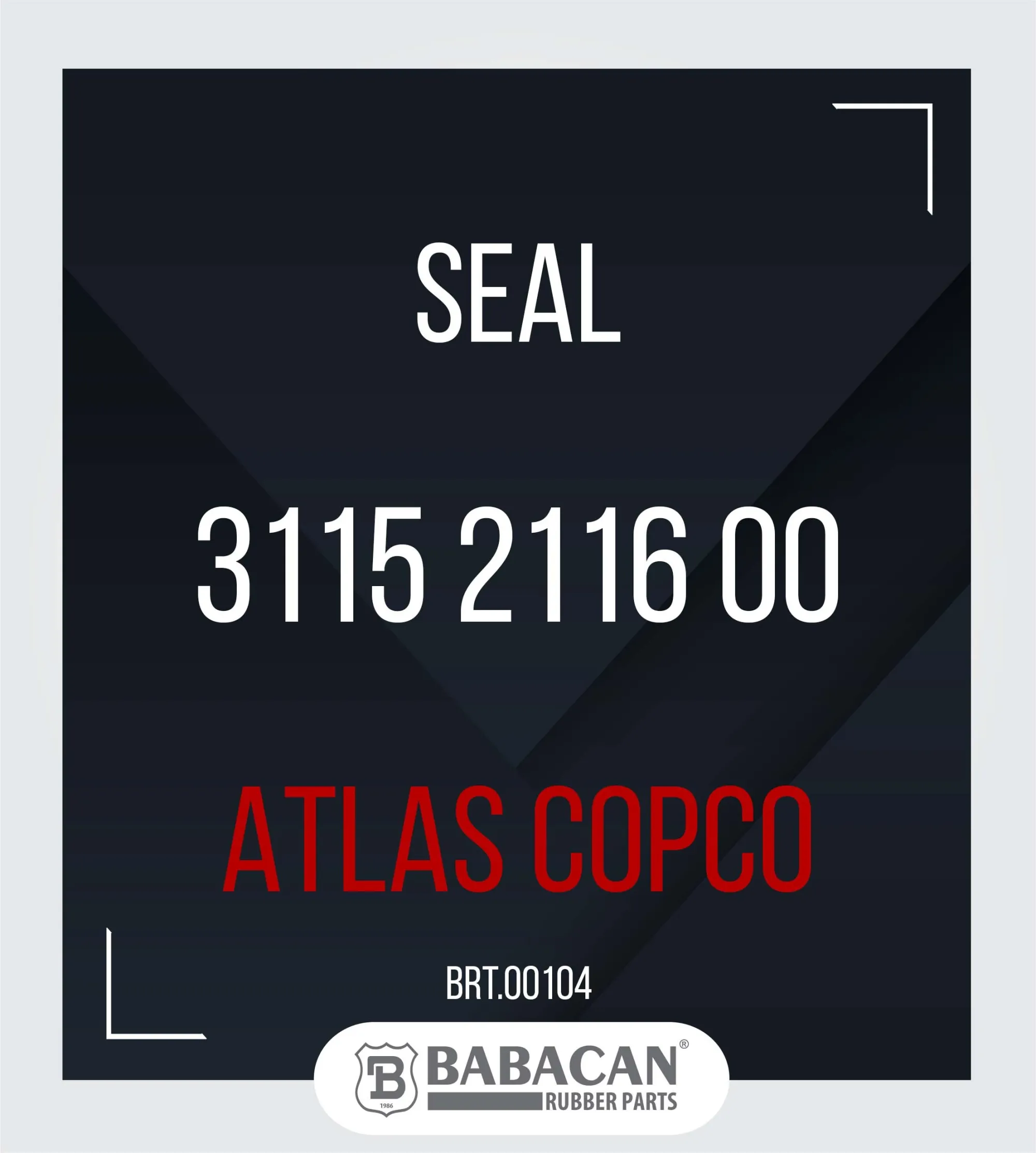 Seal 3115 2116 00 - 3115 2116 00