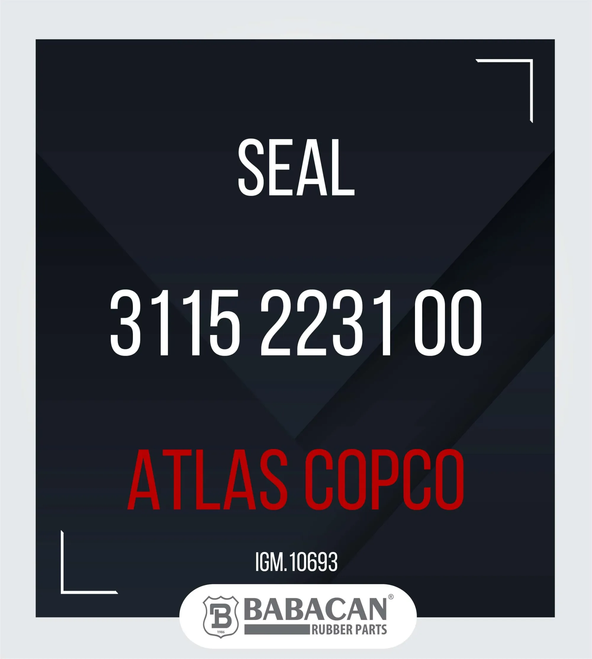 Seal 3115 2231 00 - 3115 2231 00