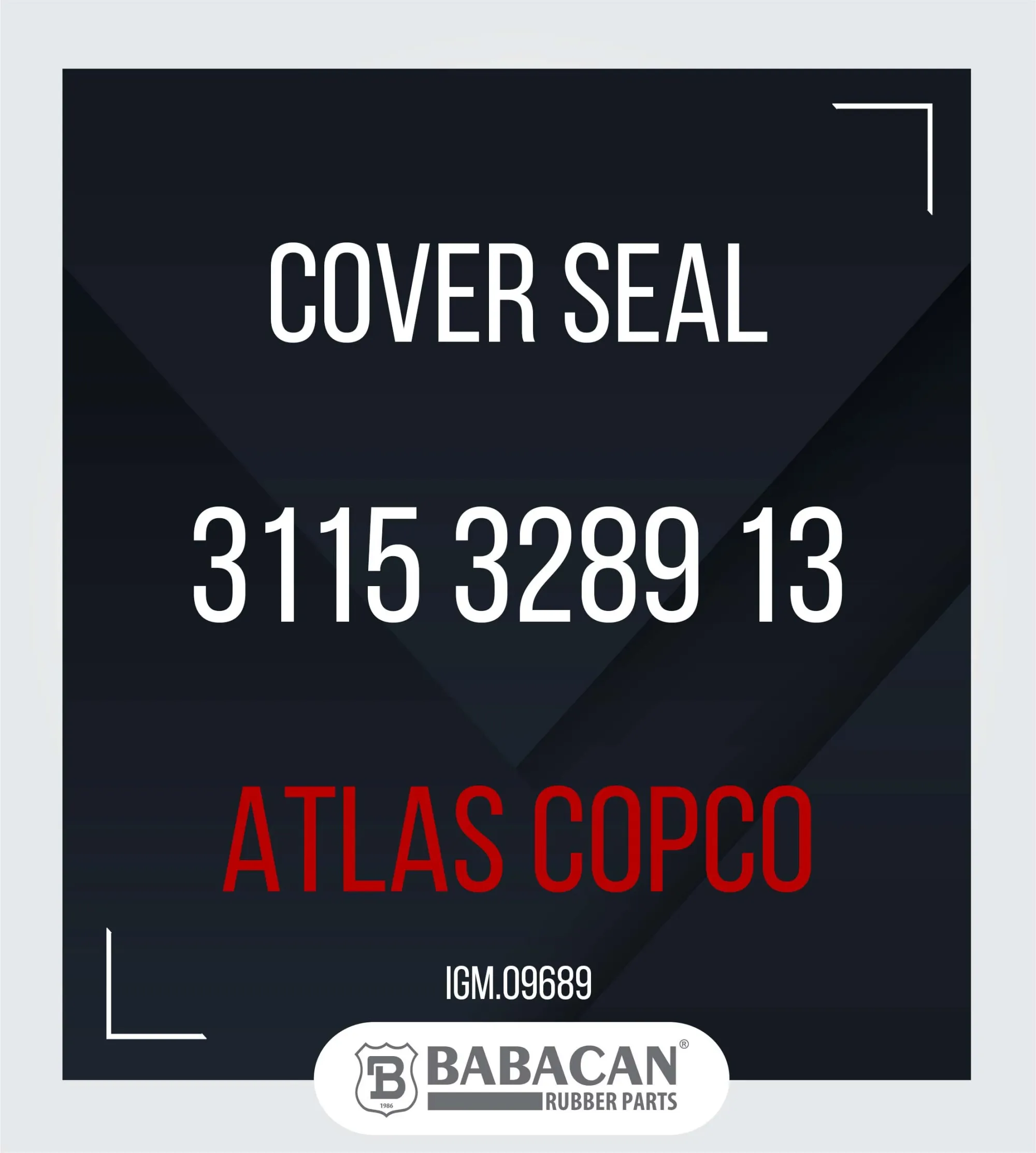 COVER SEAL 3115 3289 13 - 3115 3289 13