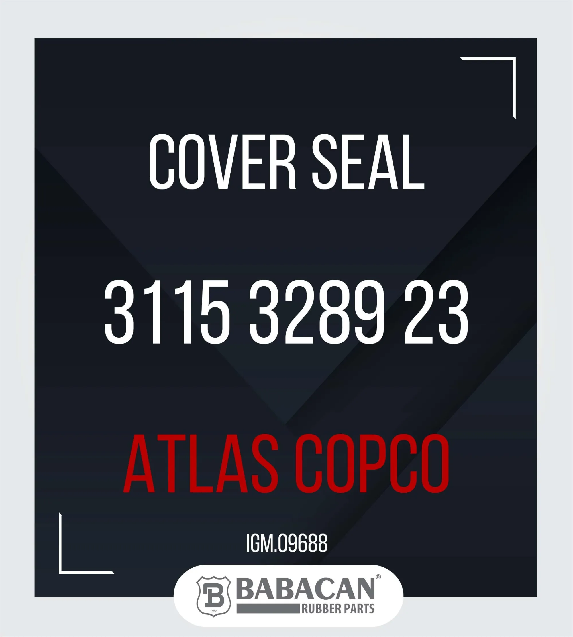 COVER SEAL 3115 3289 23 - 3115 3289 23