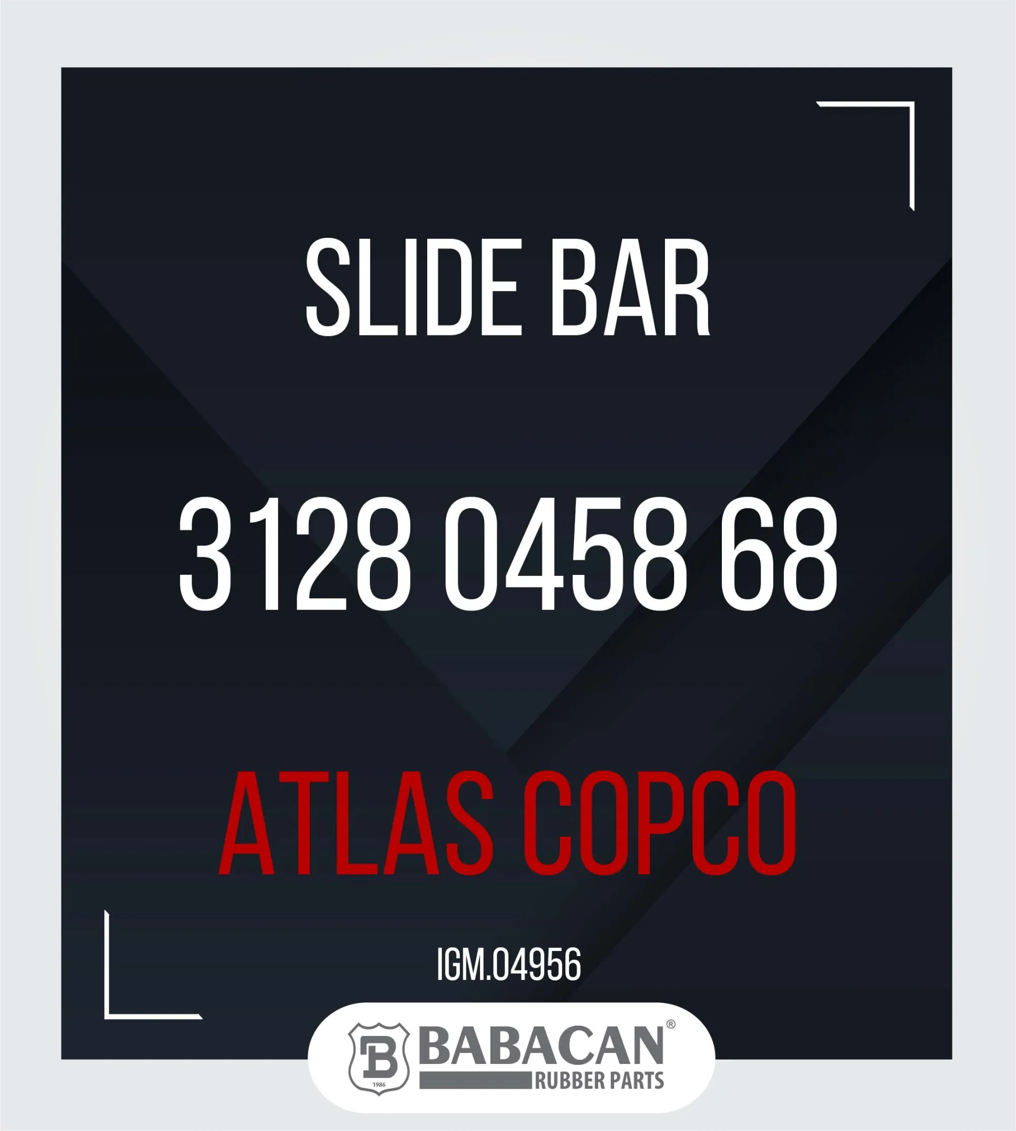 Slide Bar  3128 0458 68 - 3128 0458 68