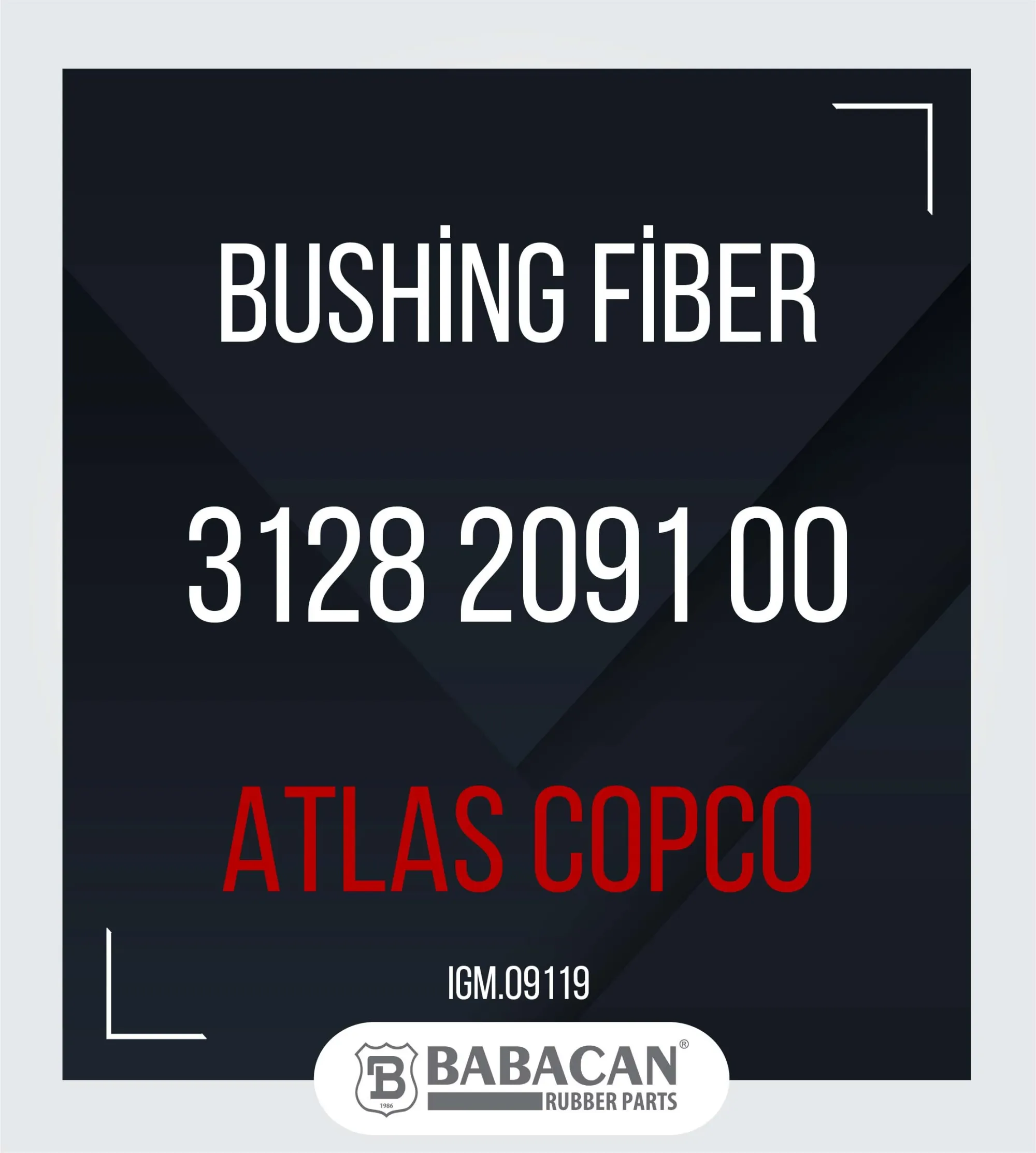 BUSHING FIBER 3128 2091 00 - 3128 2091 00