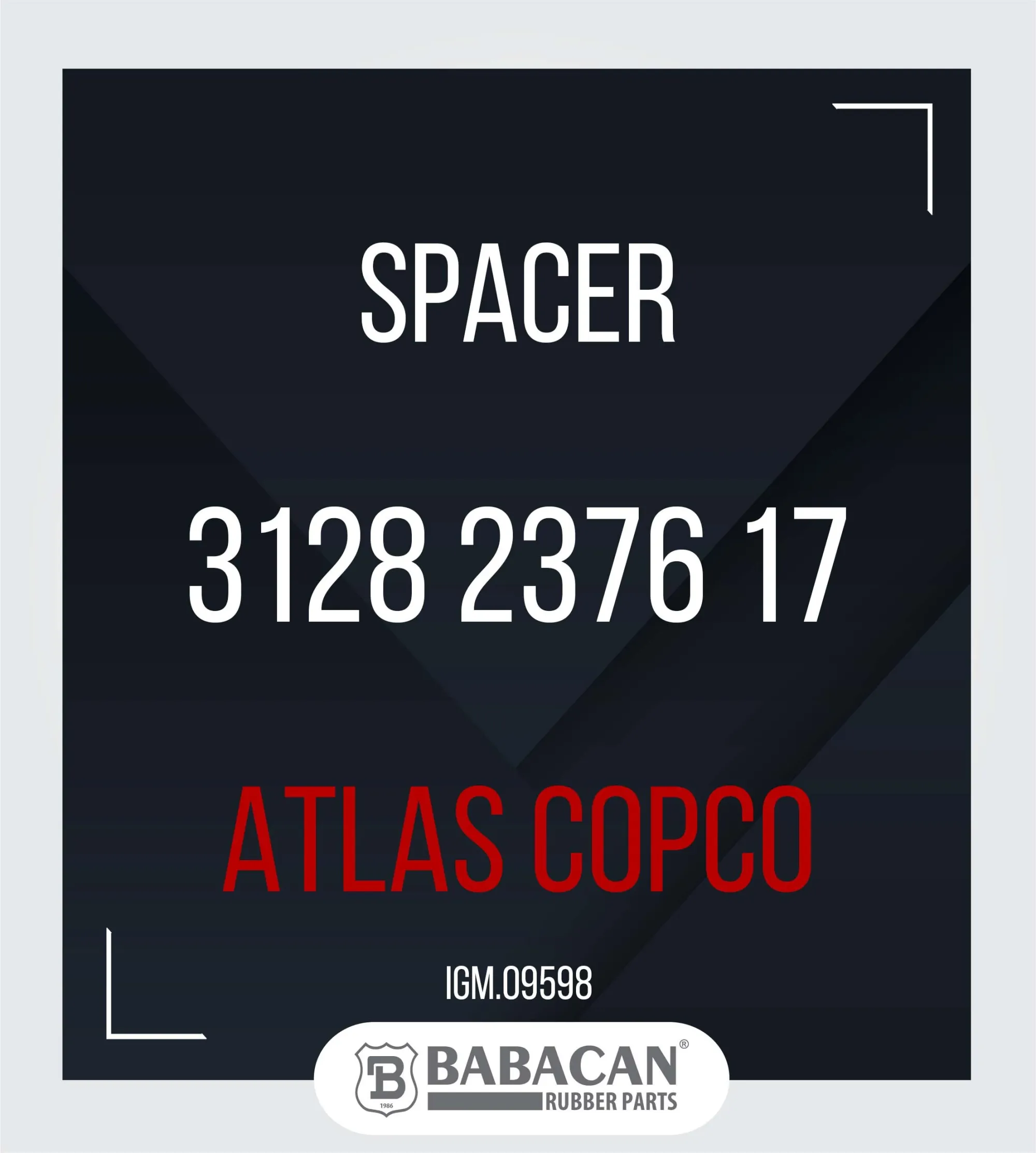 SPACER 3128 2376 17 - 3128 2376 17