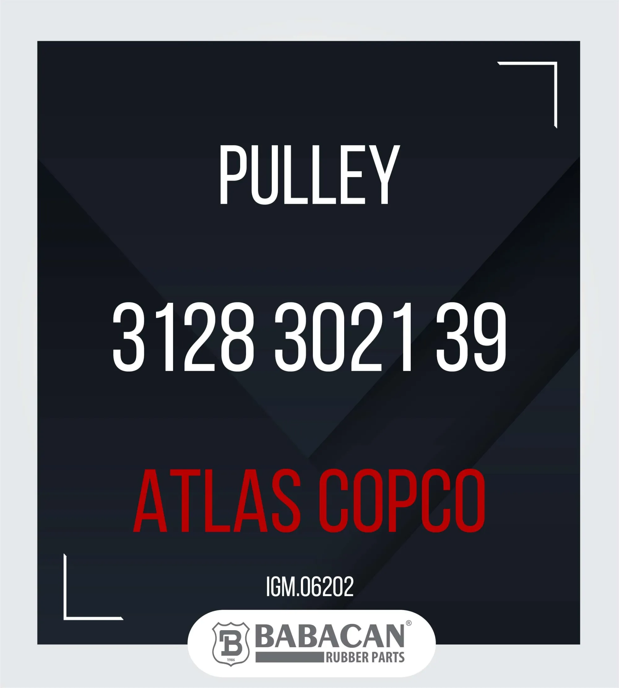 PULLEY 3128 3021 39 - 3128 3021 39