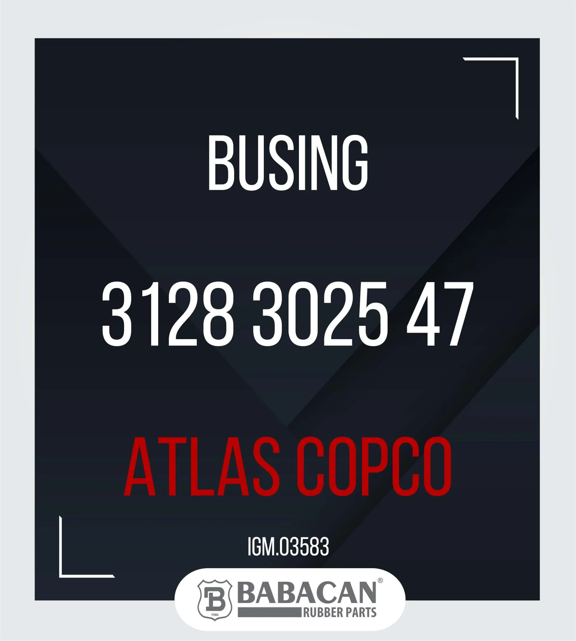 Bushing 3128 3025 47 - 3128 3025 47