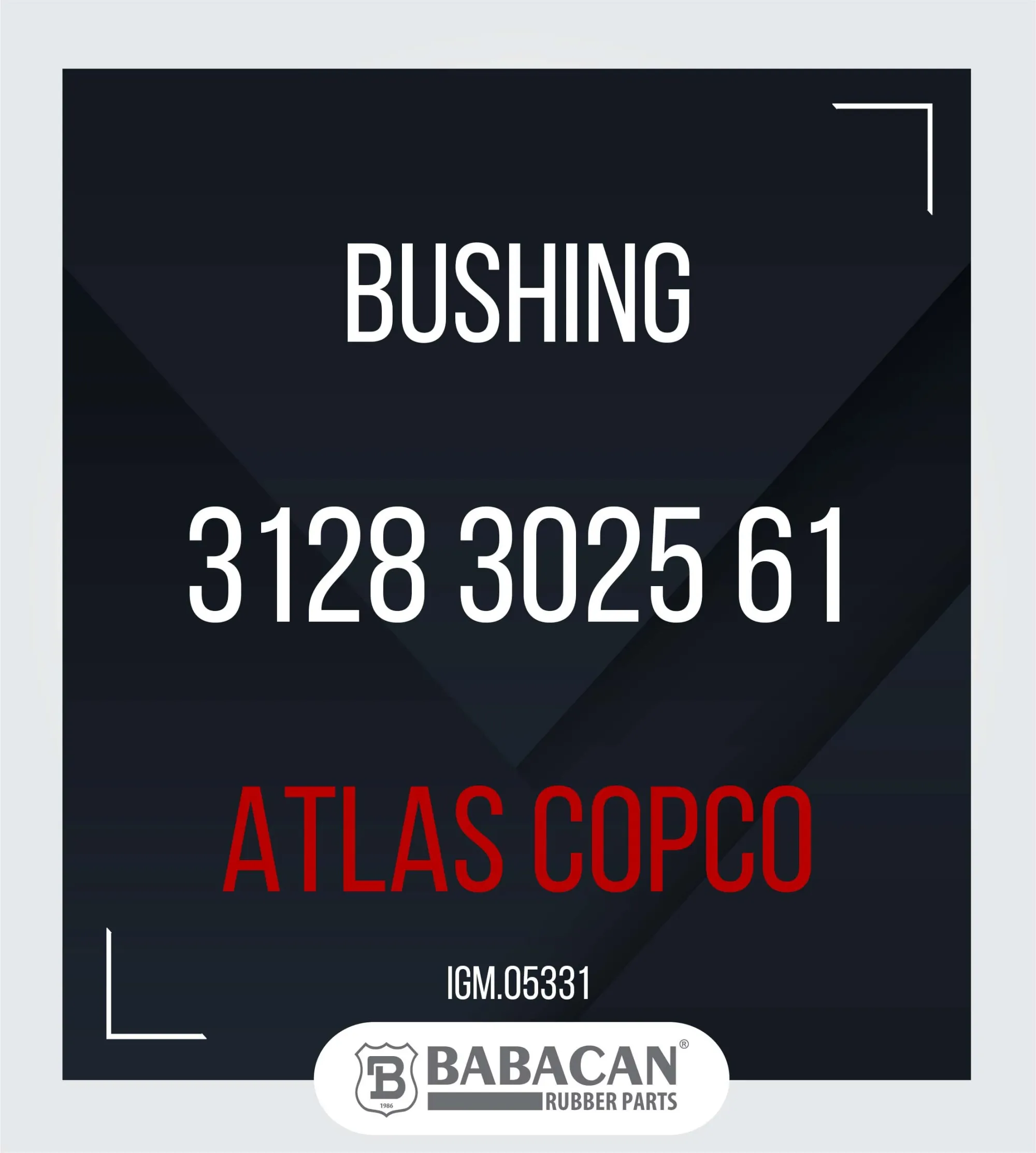 Bushing 3128 3025 61 - 3128 3025 61