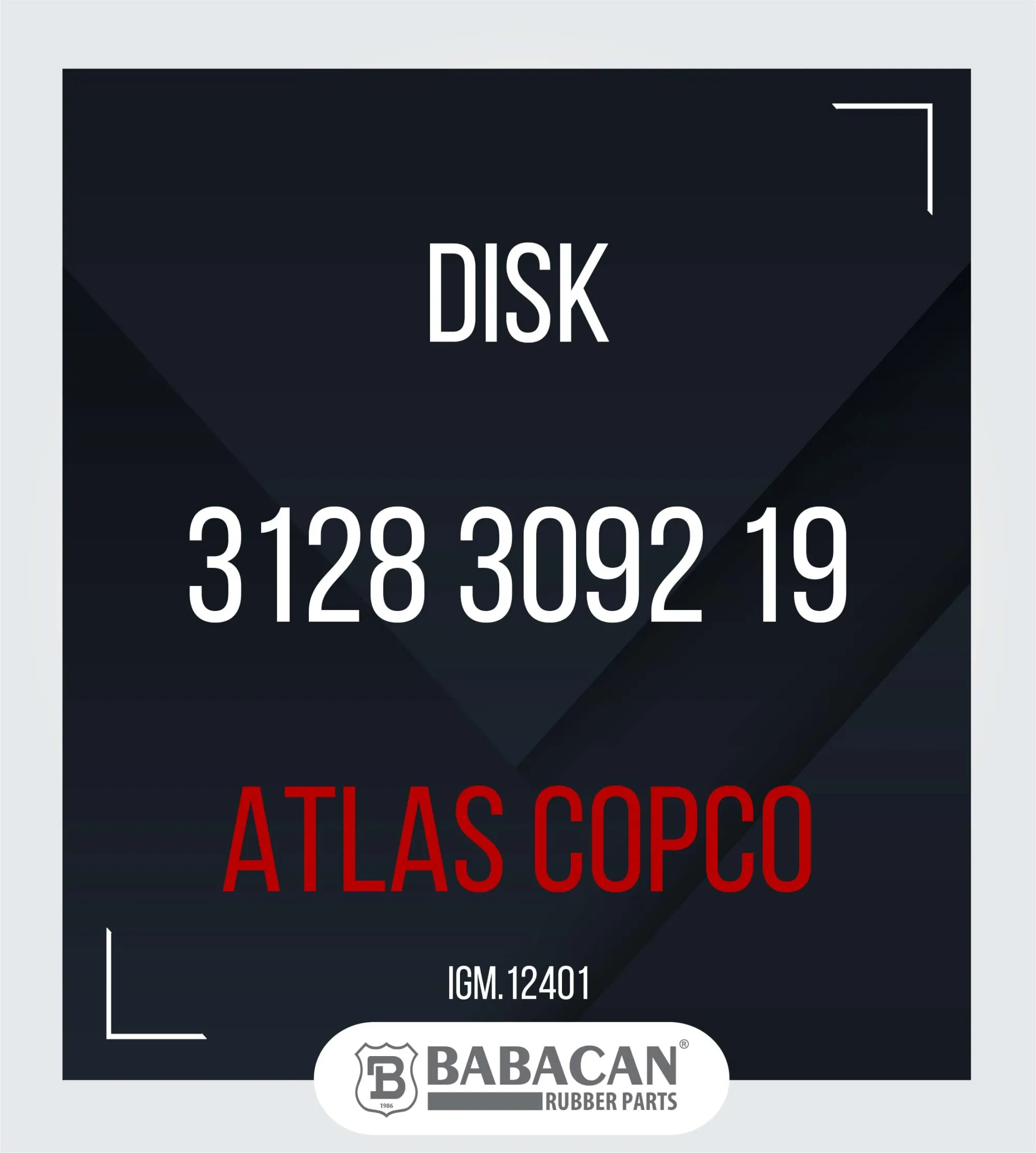 DISK 3128 3092 19 - 3128 3092 19