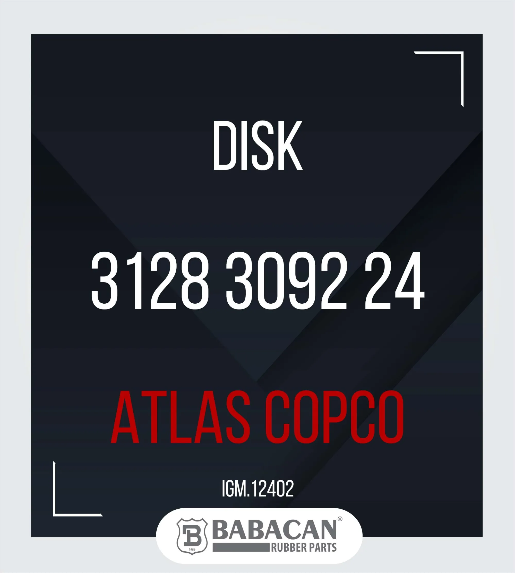 DISK 3128 3092 24 - 3128 3092 24
