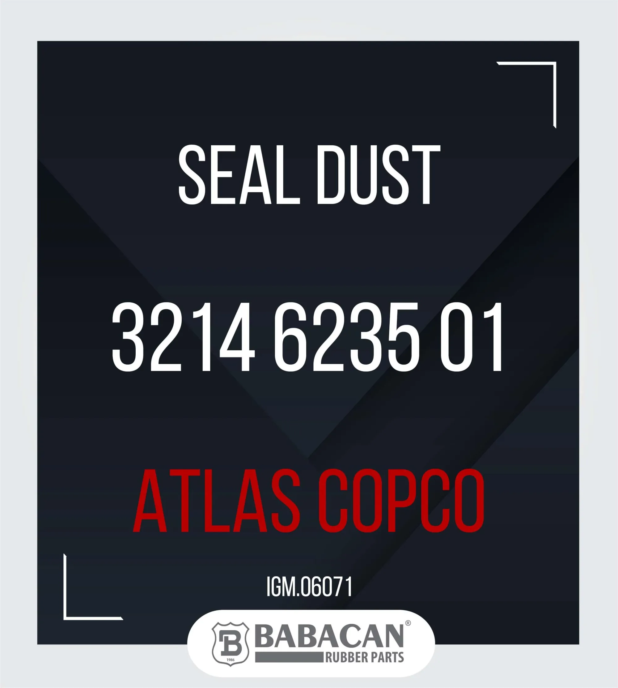 SEAL DUST 3214 6235 01 - 3214 6235 01