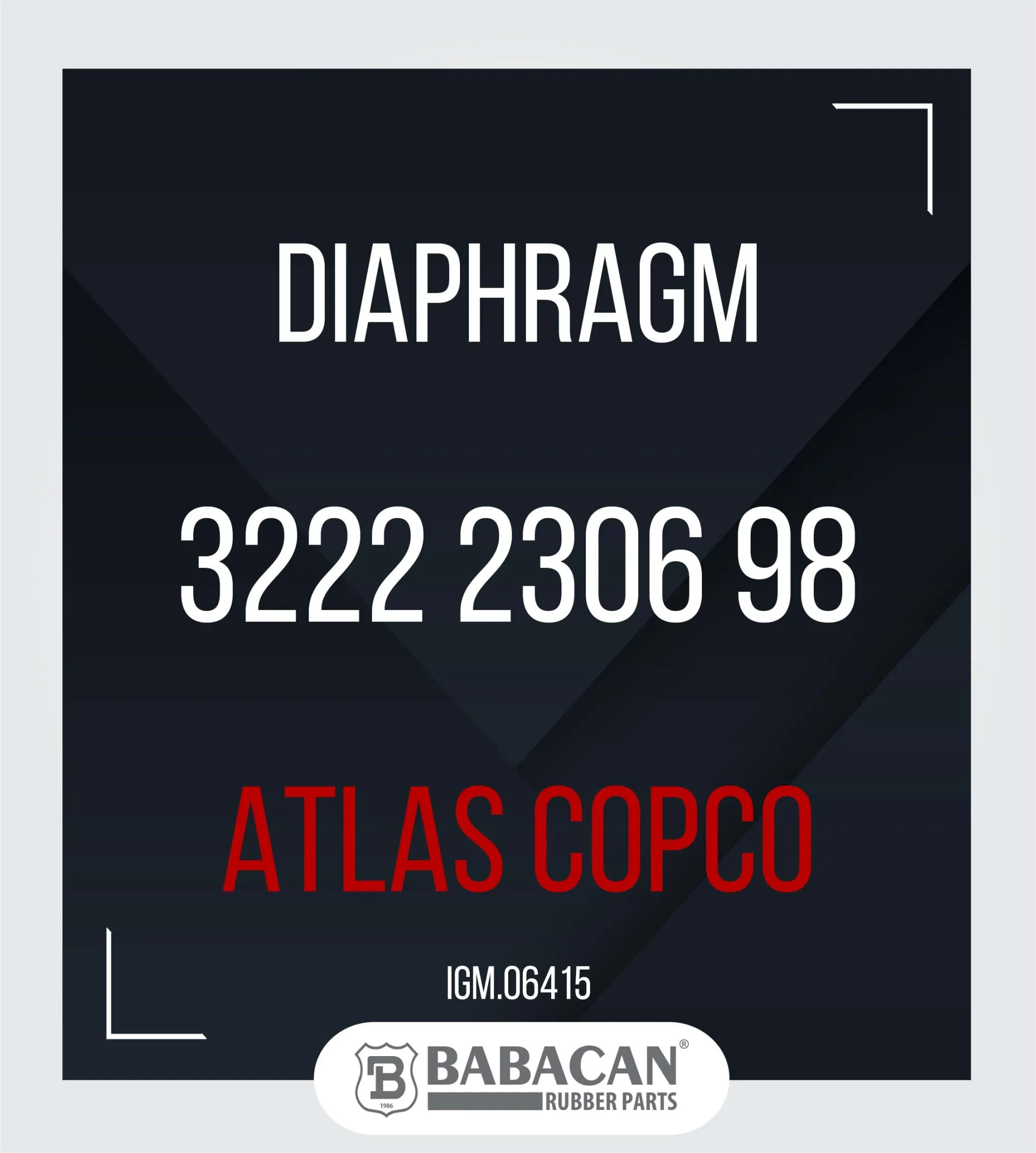 Diyafram 3222 2306 98 - 3222 2306 98