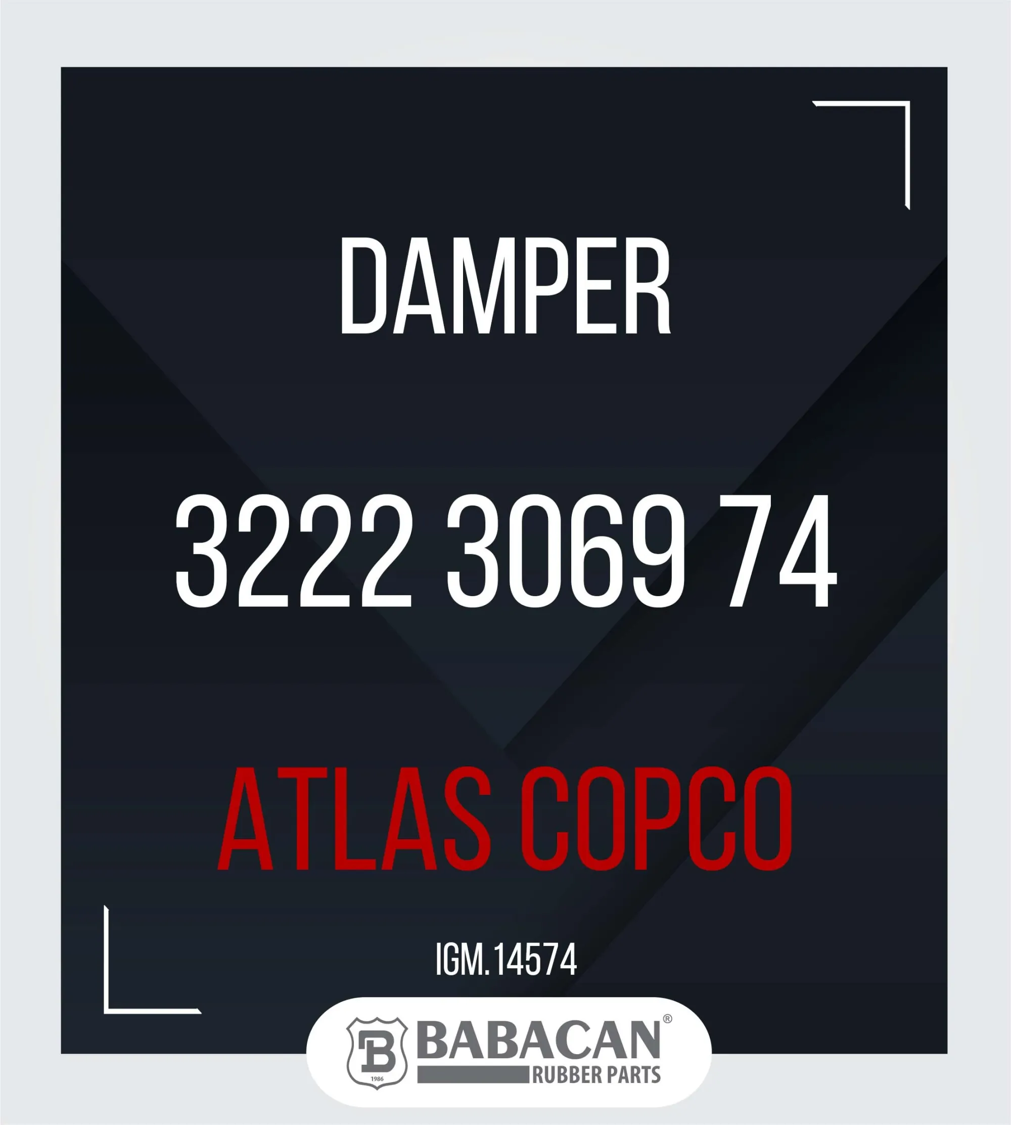 Damper 3222 3069 74 - 3222 3069 74