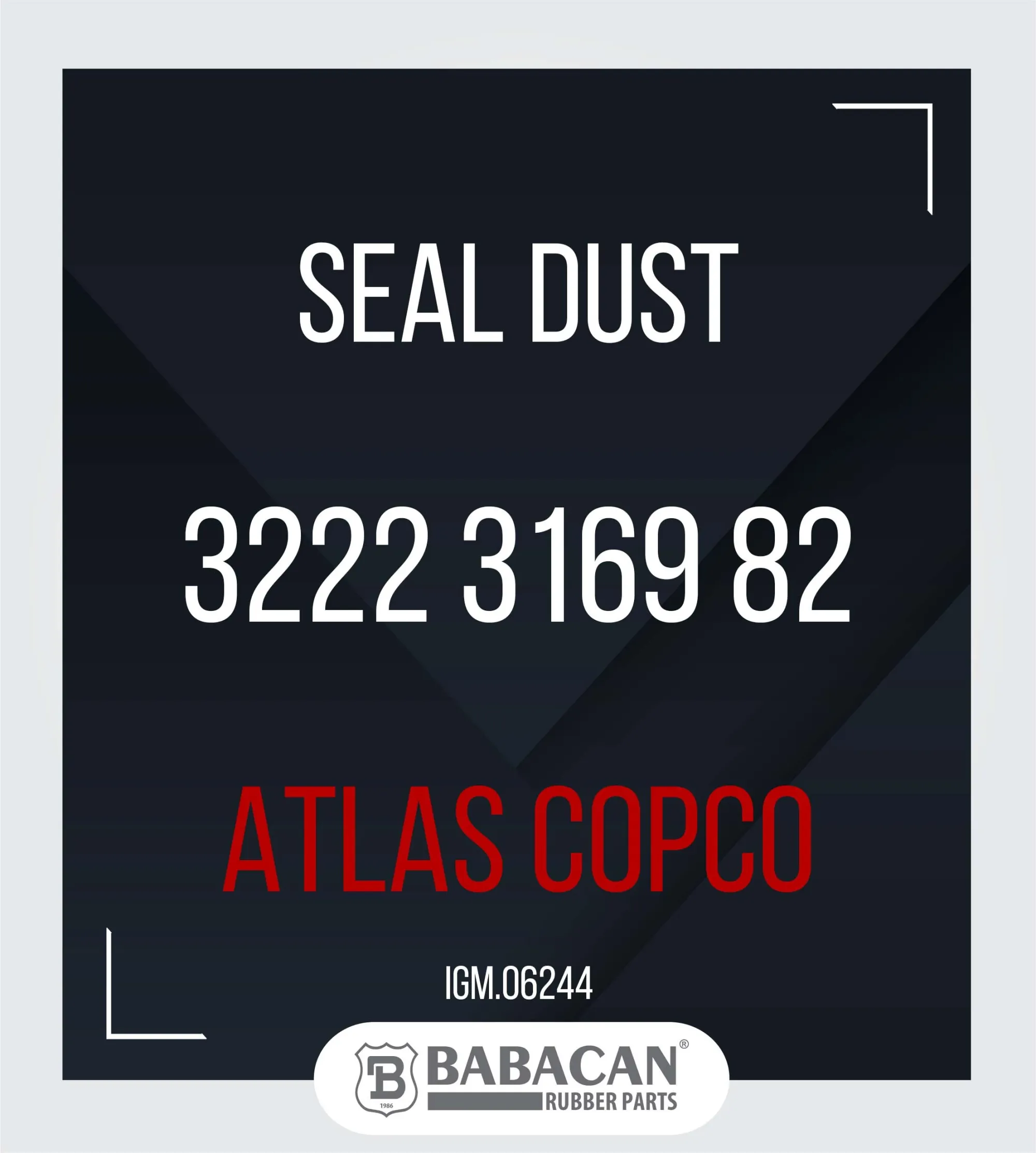 SEAL DUST 3222 3169 82 - 3222 3169 82