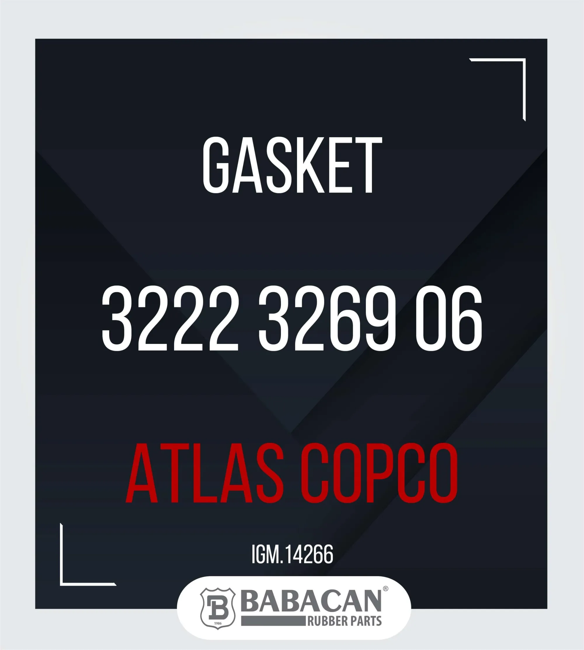 GASKET 3222 3269 06 - 3222 3269 06