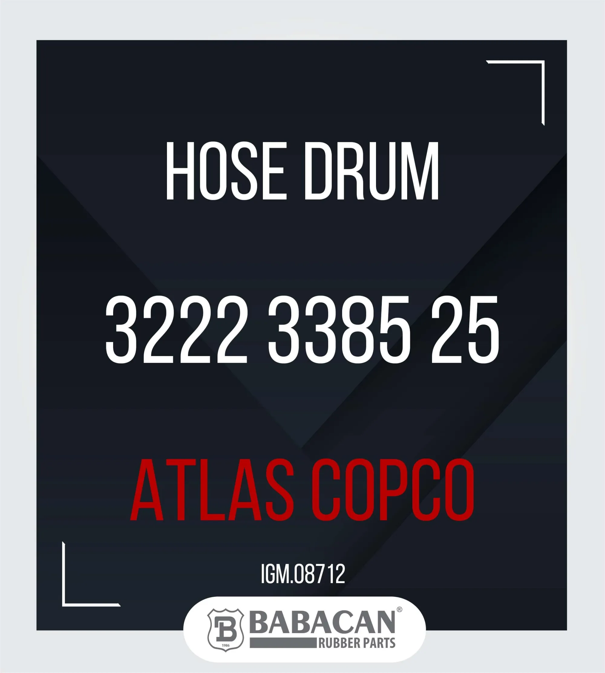 Hose Drum 3222 3385 25 - 3222 3385 25