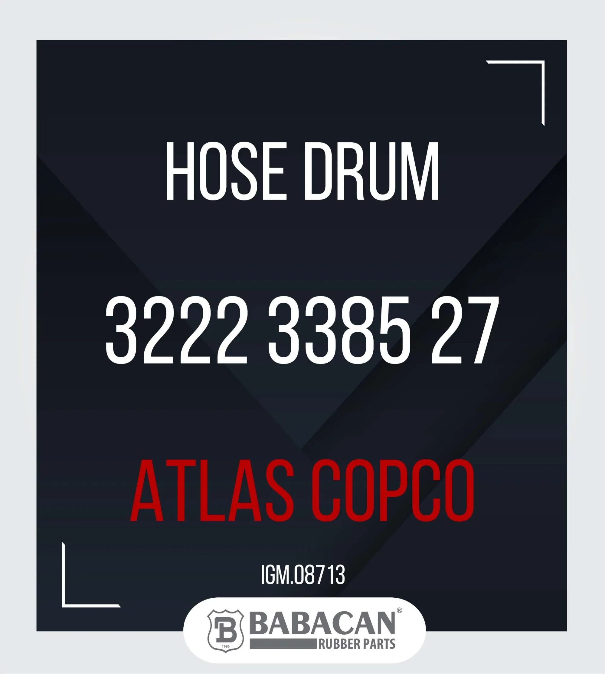 Hose Drum 3222 3385 27 - 3222 3385 27