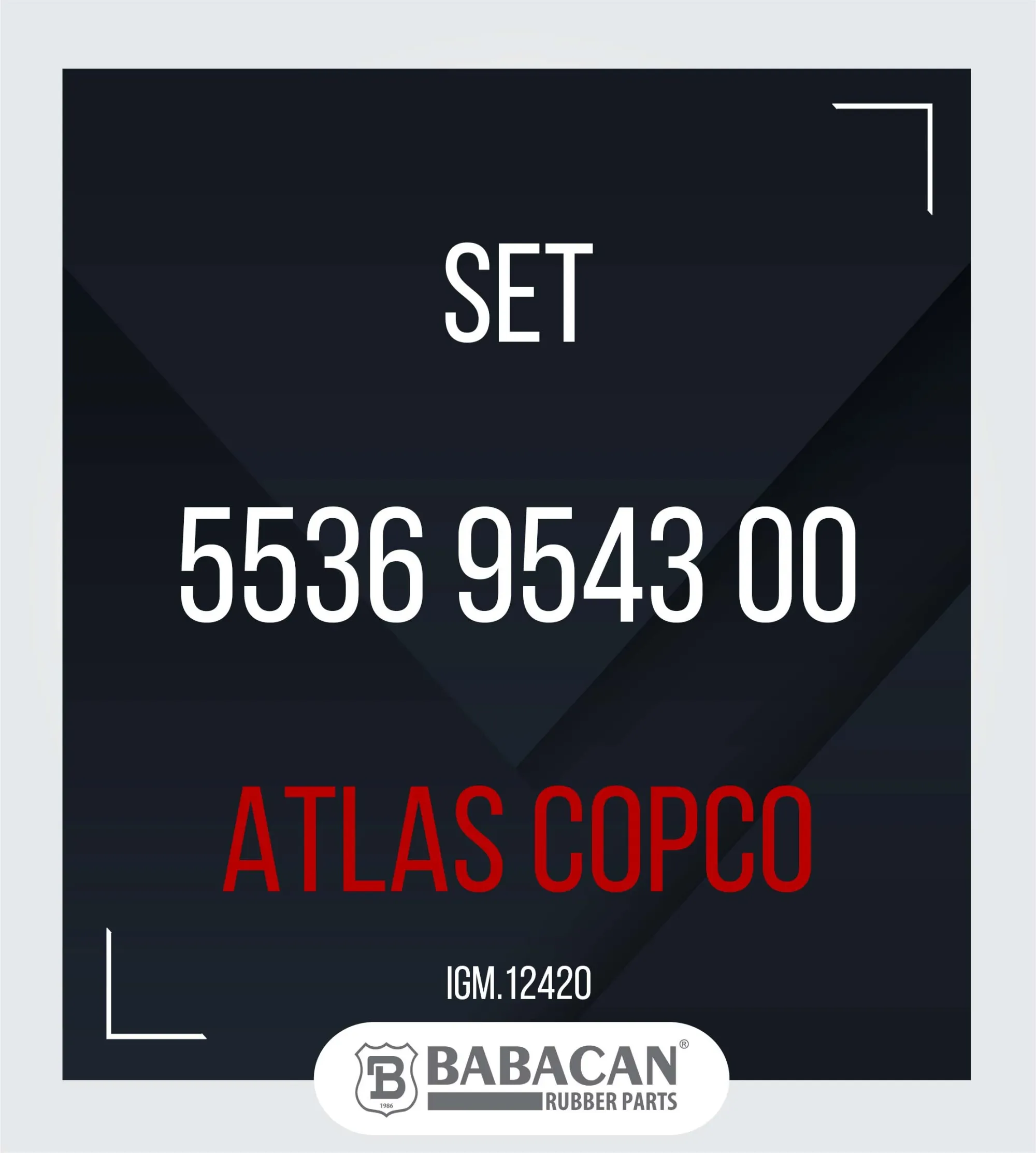 SET 5536 9543 00 - 5536 9543 00