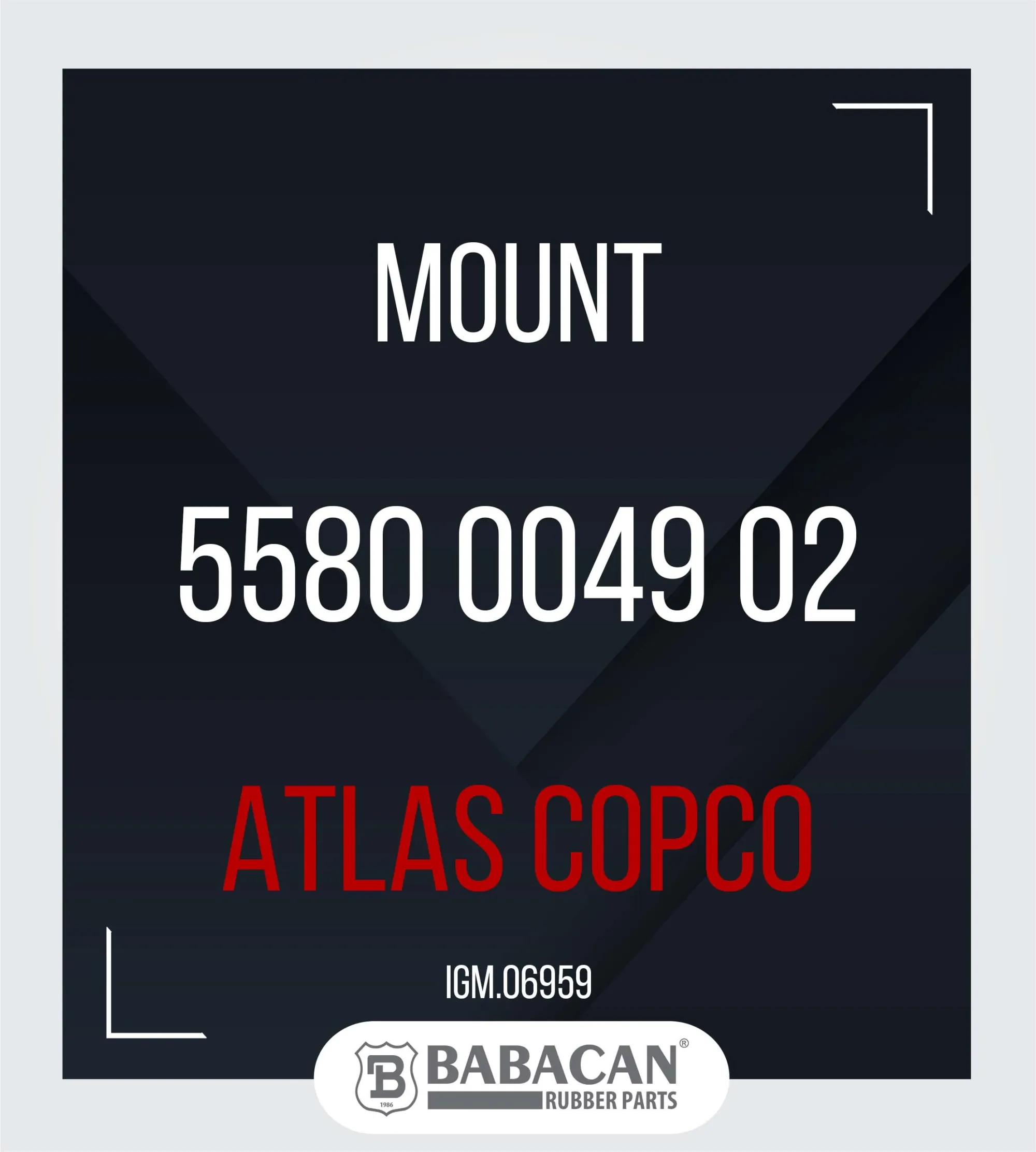 Mount 5580 0049 02 - 5580 0049 02
