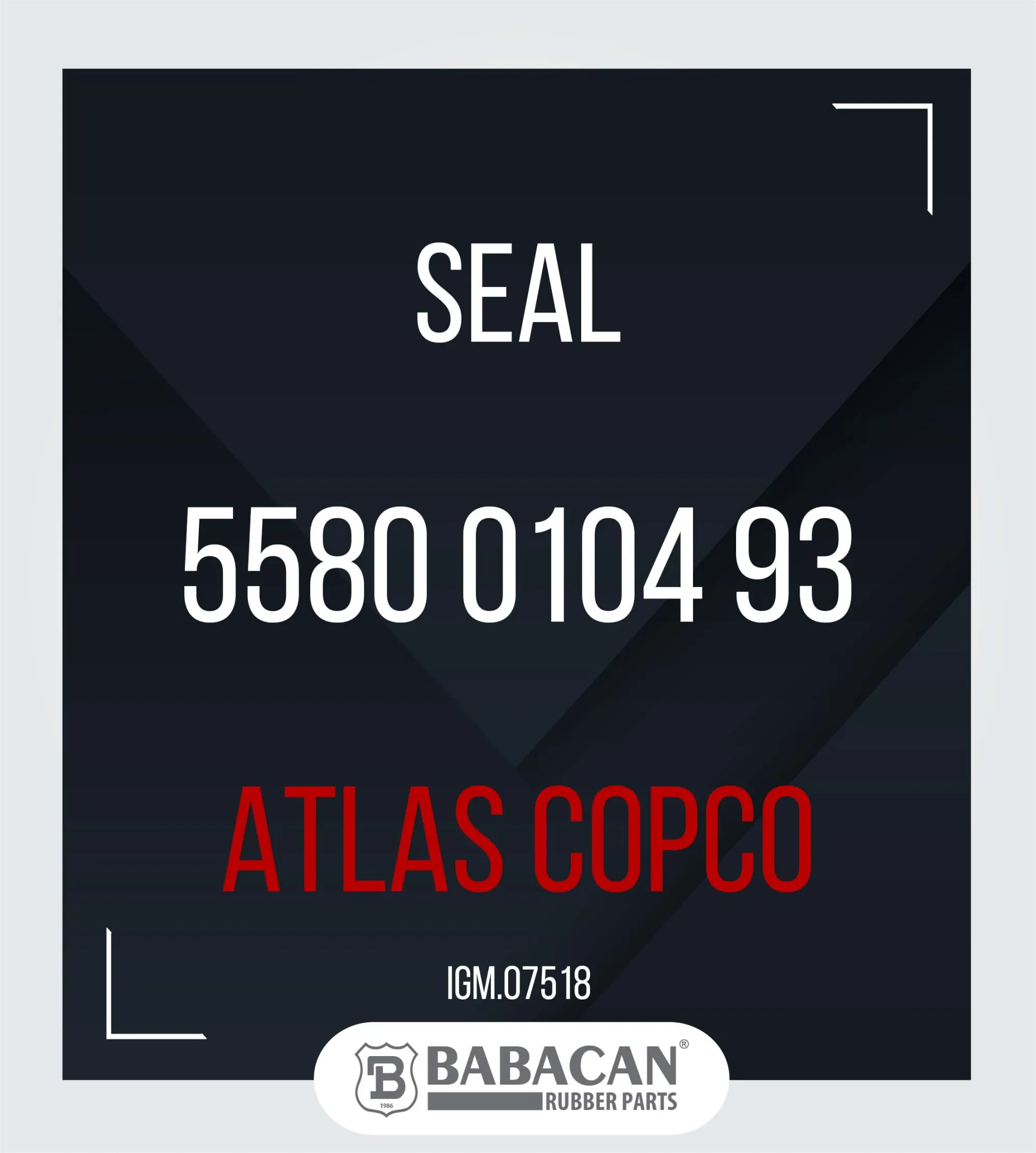 Seal 5580 0104 93 - 5580 0104 93
