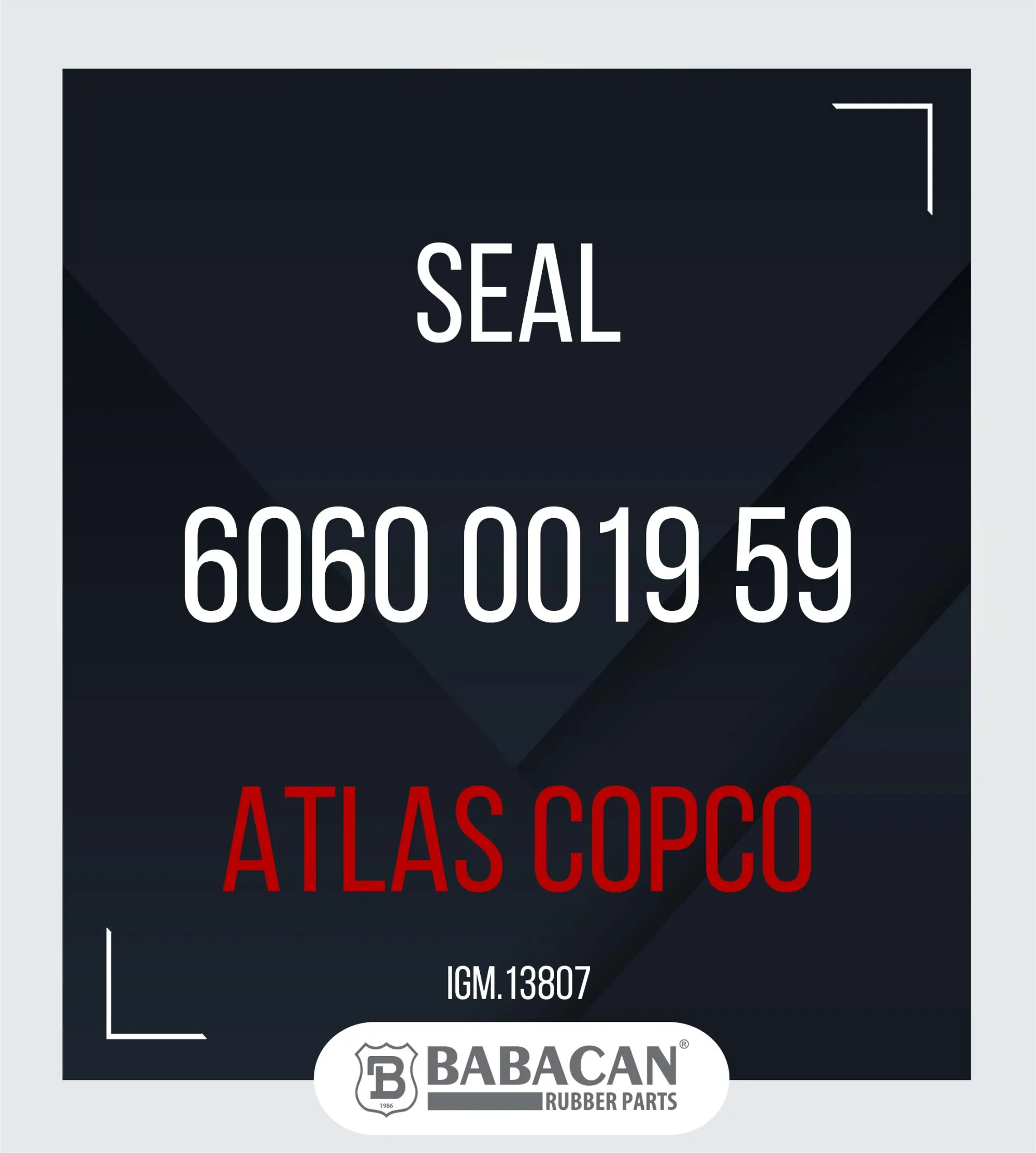 Seal 6060 0019 59 - 6060 0019 59
