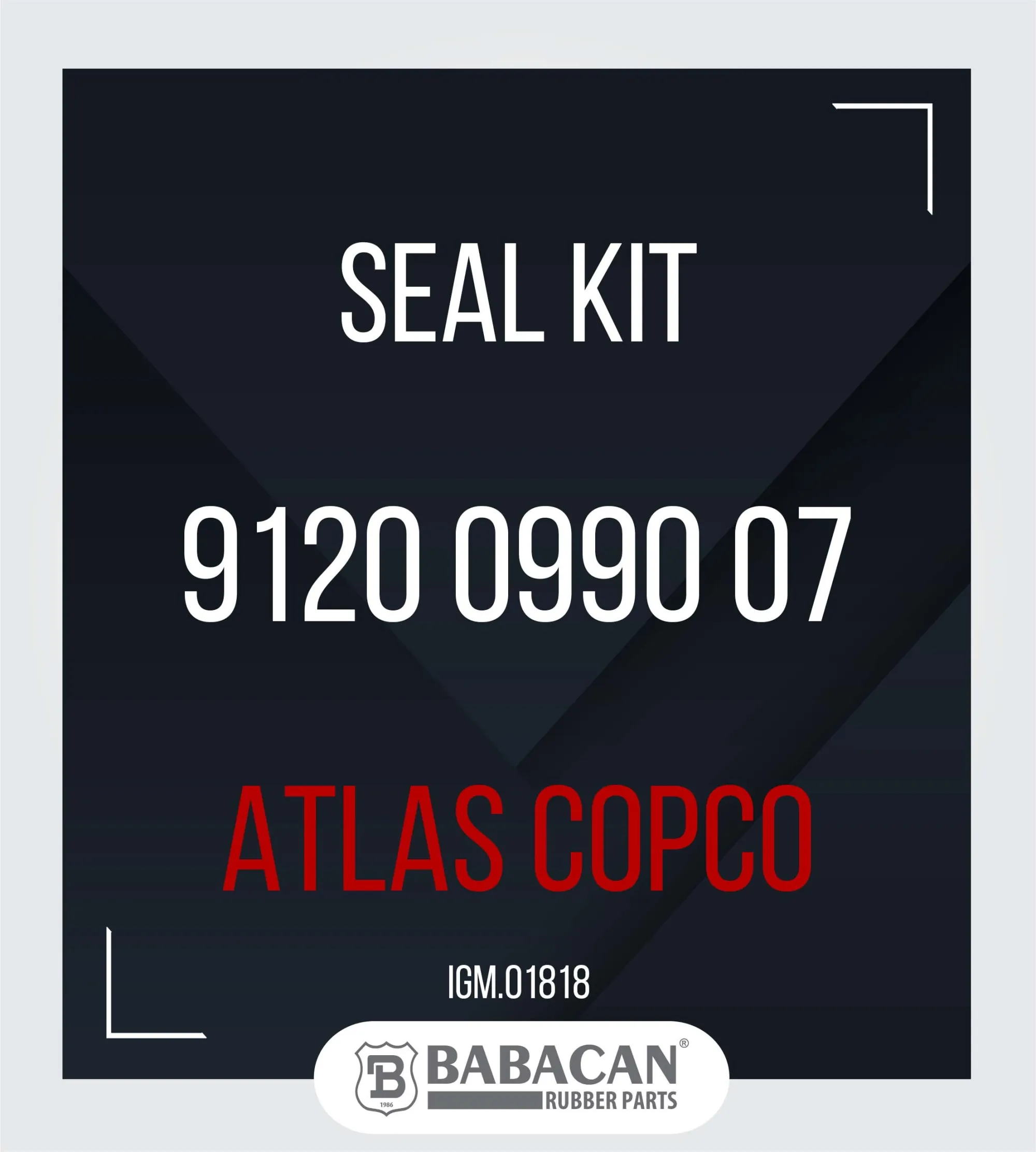 SEAL KIT 9120 0990 07 - 9120 0990 07