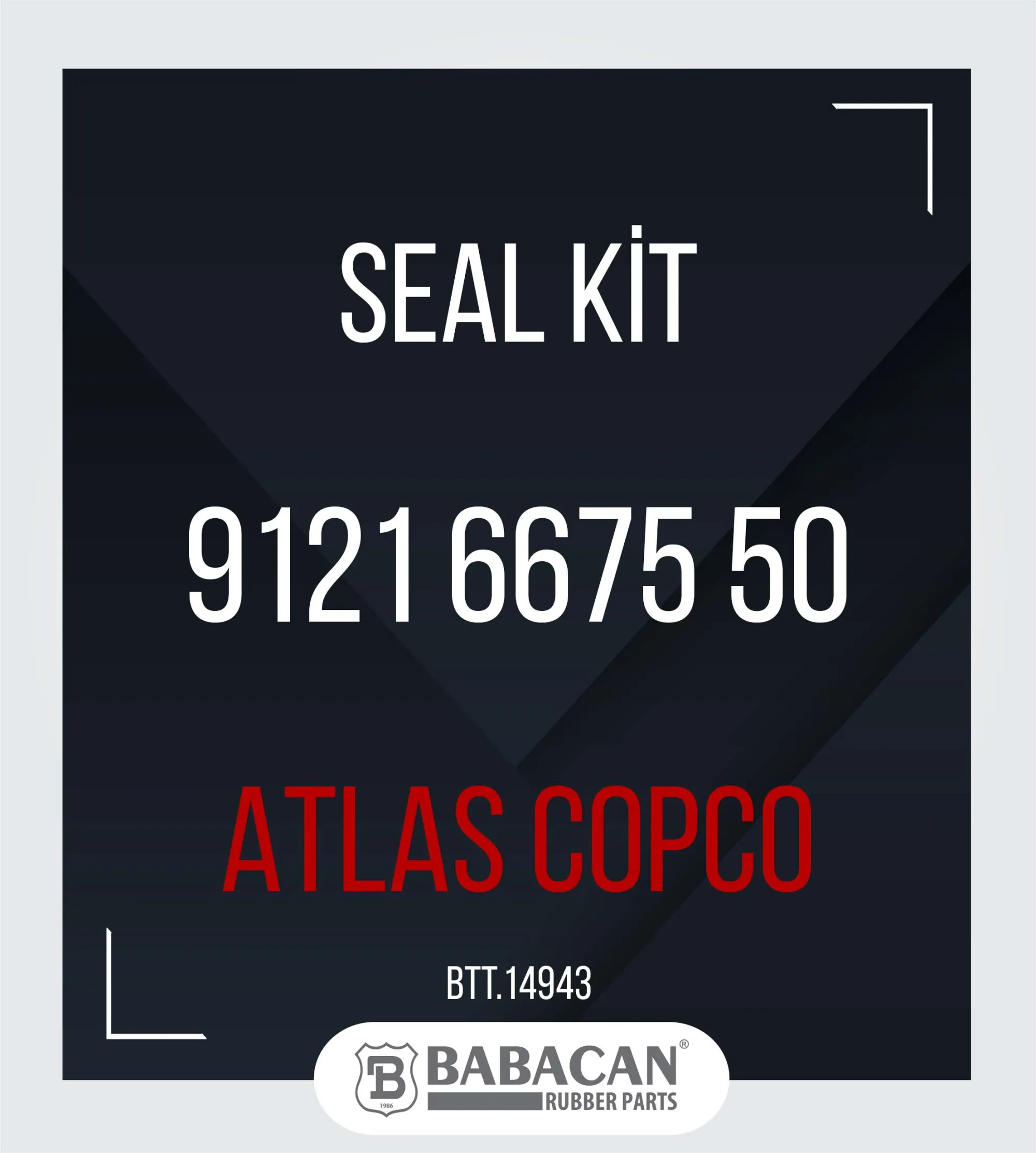 SEAL KIT 9121 6675 50 - 9121 6675 50