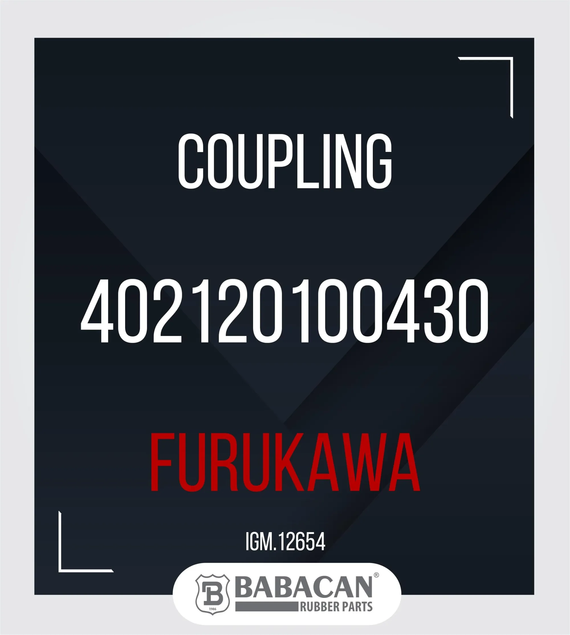 Coupling 402120100430 - 402120100430