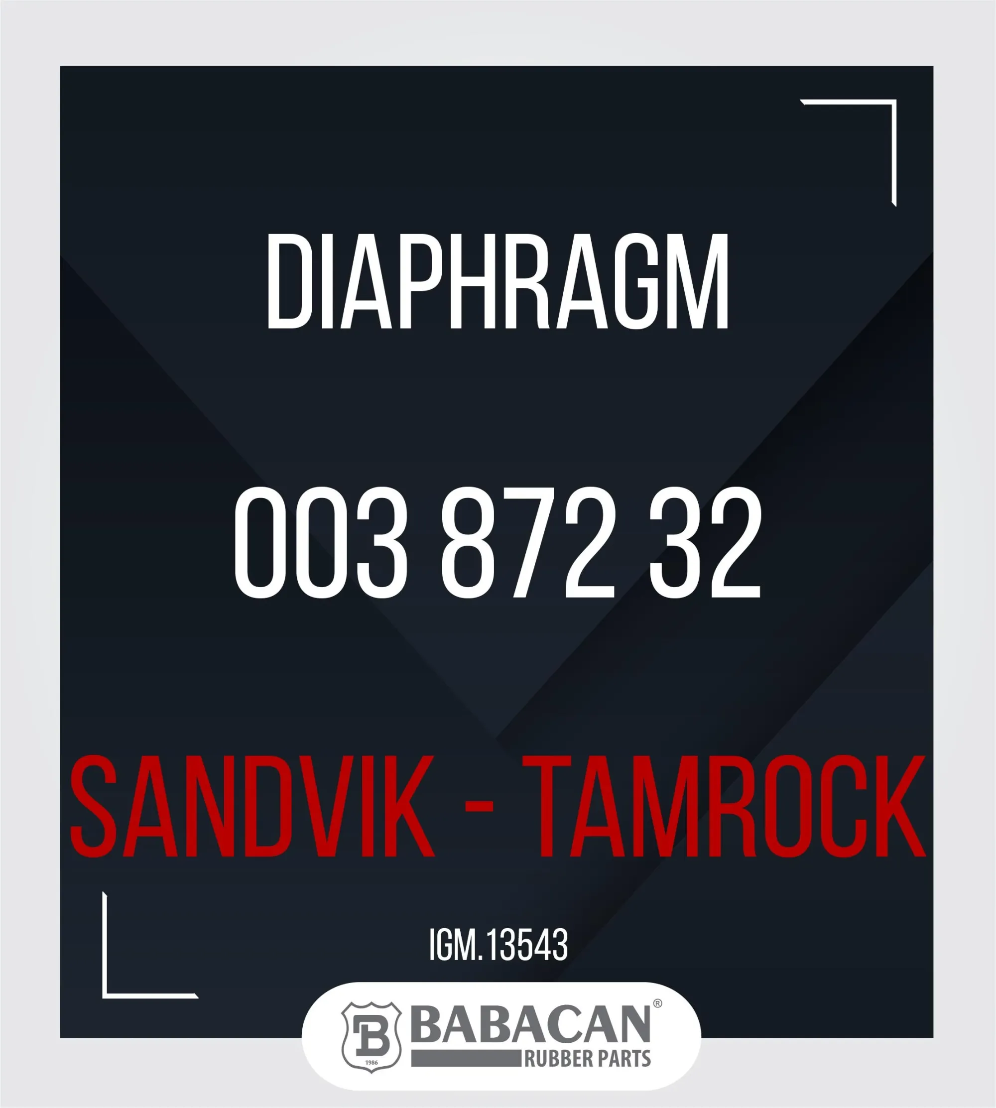 Diaphragm 003 872 32 - 003 872 32