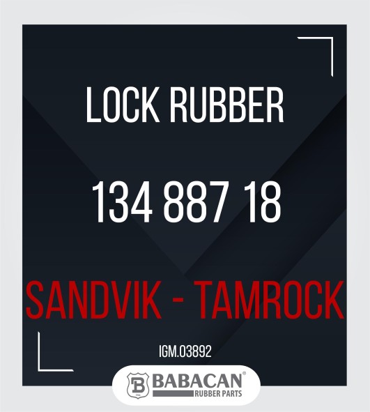 LOCK RUBBER 134 887 18