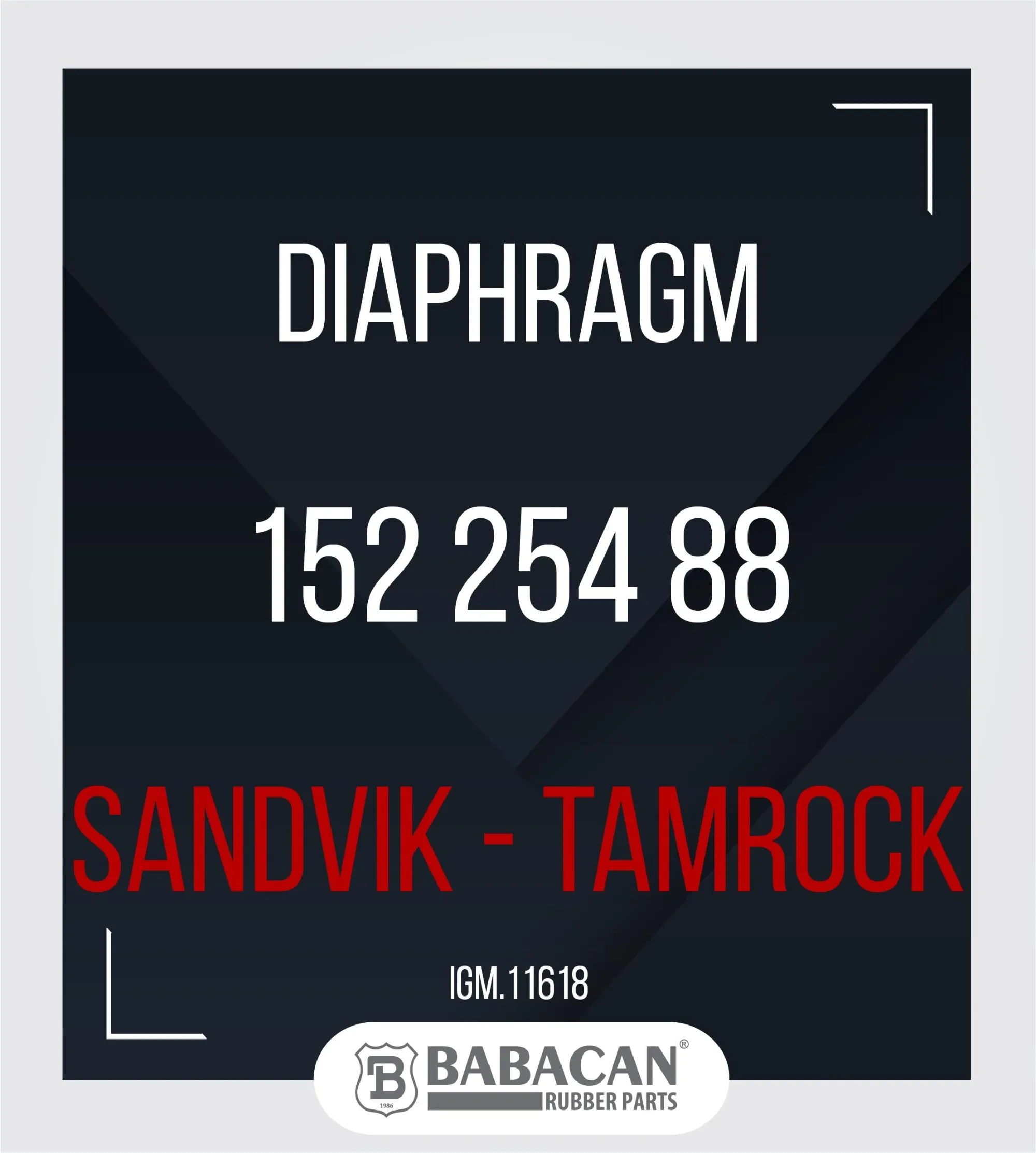 Diaphragm 152 254 88 - 152 254 88