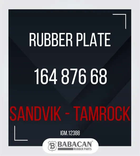 RUBBER PLATE 164 876 68 - 164 876 68